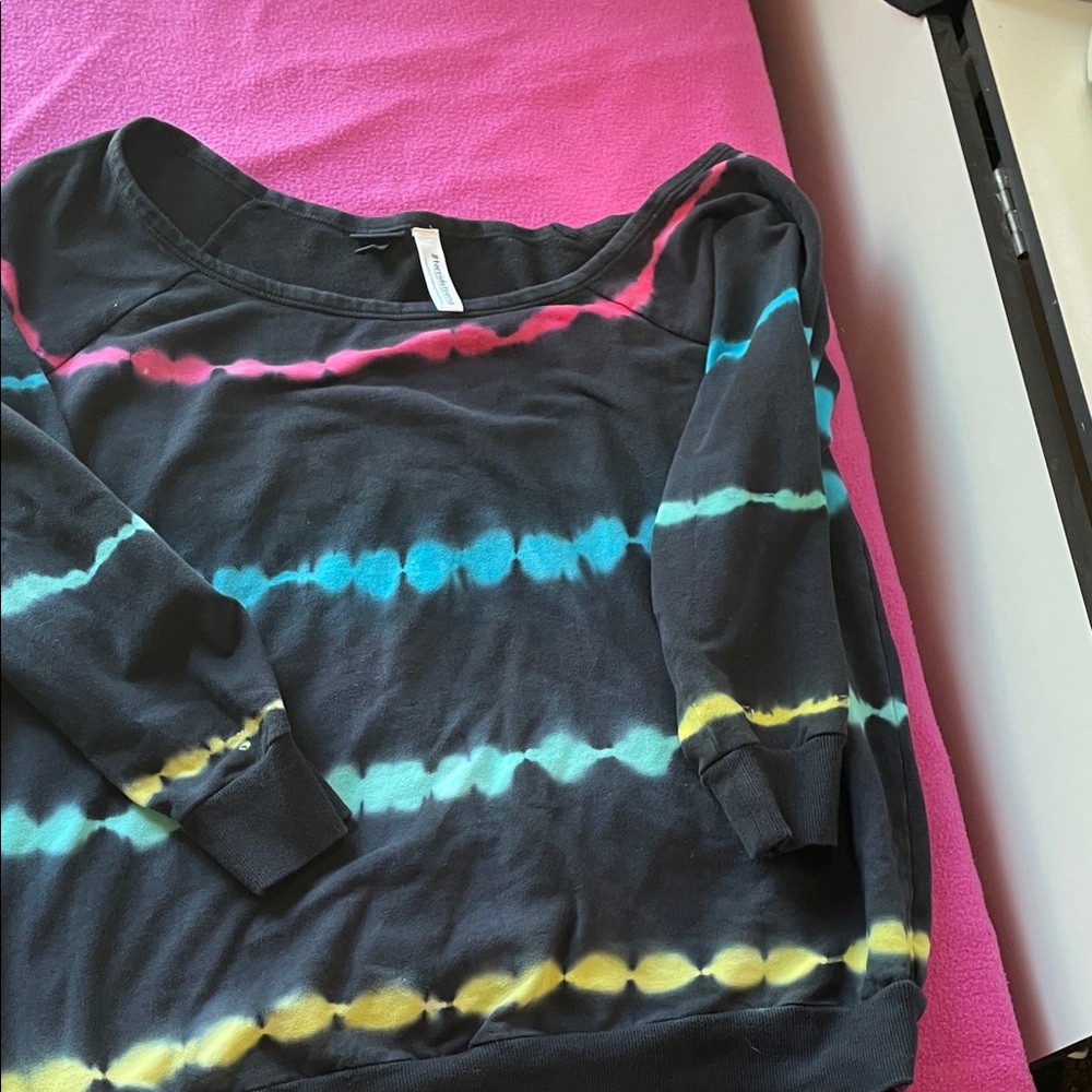 Torrid Multicolor Tie-Dye Sweatshirt